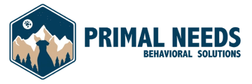 A green background with the word primal written in blue.